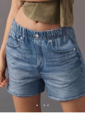 Rag & bone Miramar Walking Cotton Terry Sweatpant Jean Shorts XS NWT